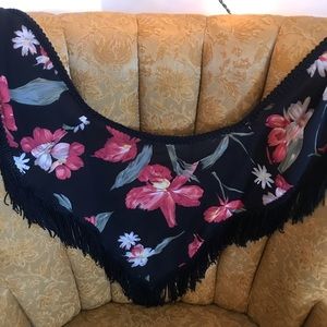 Vintage Tassel Neck Scarf